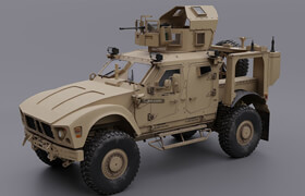 ArtStation - MRAP US ARMY Oshkosh M-ATV by Luis Vasquez - 3dmodel