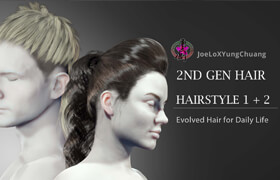 Reallusion - 2nd Generation Hair - HAIRSTYLE 1&2