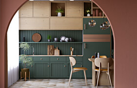 Udemy - Interior Design in 3Ds Max and Corona Renderer Kitchen