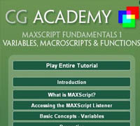 CG Academy-Maxscript DVD 14