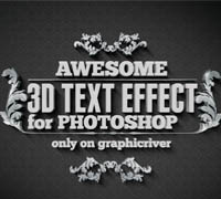 Graphicriver - 15 Various 3D Text Effects Pack