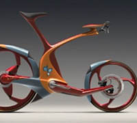Gnomon (Scott Robertson) Industrial Design Rendering - Bicycle
