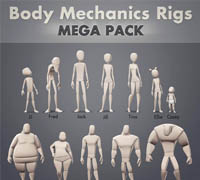 Gumroad - Body Mechanic Rigs Mega Pack 1.1