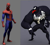 Venom Spiderman Rig Combo