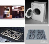 3DDD Household appliances