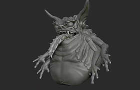 3DMotive - Monster Sculpt Tsathoggua Volume 1-4