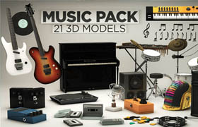 The Pixel Lab - Music Pack Models