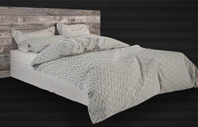 viscorbel - Bedding set in Marvelous Designer