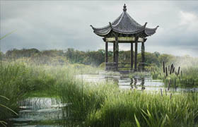 Digital Tutors - Creating a Swampy Landscape Using V-Ray Scatter in Maya