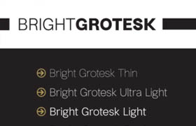 Bright Grotesque Font