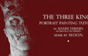 The three kings portrait painting tutorial by MAXIM VEREHIN