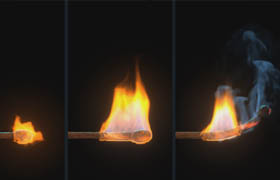 Digital Tutors - Simulating a Burning Matchstick Effect in Maya