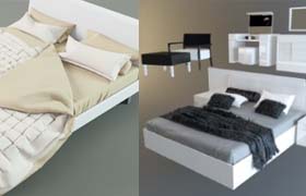 modern bed