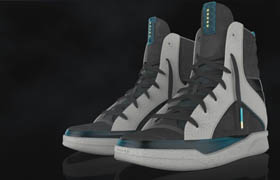 Digital Tutors - Modeling and Rendering a Concept Design for Footwear in Blender and KeyShot