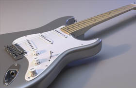 Digital Tutors - Modeling a Detailed Electric Guitar in Maya