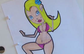 Draw *** Cartoon Women the Easy Way