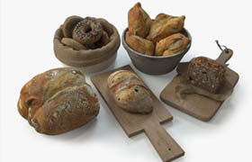 TurboSuqid - Bread Assets by BBB3viz