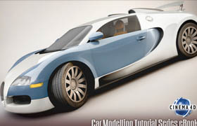 bugatti veyron car modeling tutorial series ebook C4D
