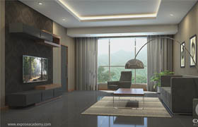Udemy - 3D Visualization For Beginners Interior Scene with 3DS MAX