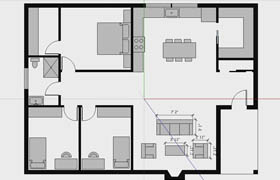 Udemy - SketchUp for Interior Designers - Creating a Floorplan