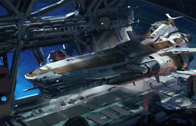 Gumroad - Spaceship painting Tutorial by John Wallin Liberto