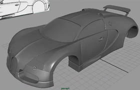TutsPlus - Modeling the Bugatti Veyron in Maya