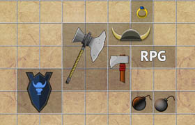 Udemy - Draw Your Own RPG Inventory easy way to create 2d game art