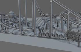 CartoonSmart - Modeling a Theme Park Ride in 3d with Maya