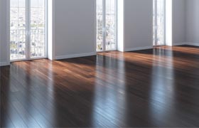 Flooring & quot - Oak dark chocolate