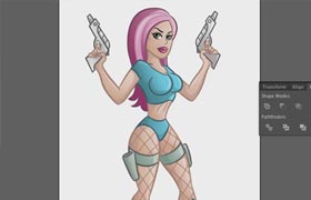 CartoonSmart - Space Girl - How to Draw a Pin-Up Style Character