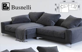 Corner sofa Busnelli