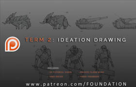 Foundation Patreon - Term 2 - Ideation Drawing