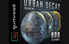 Gumroad - Urban Decay Shader Pack (physical) for Element 3D