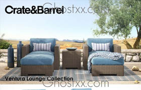 Crate & Barrel - Ventura Lounge Collection - Set II  ​