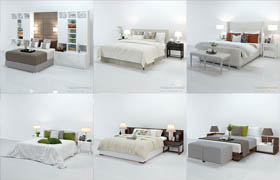 3d66 - Bed set 01