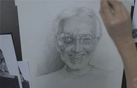 Stan Winston School - Portrait Illustration Part 1 Pencil Drawing Techniques