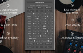 DuoTone Mix Photoshop panel