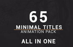 videohive - minimal titles pack