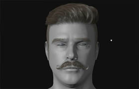 Cineversity - Mens Hairstyles and Mustaches with Cinema 4D