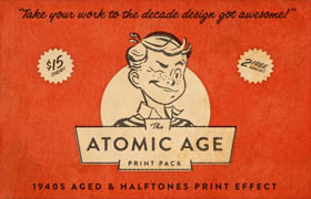 CreativeMarket - Atomic Age Print Pack