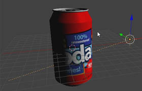 SkillShare - Creating a 3D Soda Can in Blender