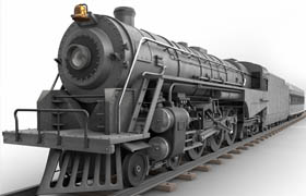 TurboSquid - Berkshire Steam Locomotive