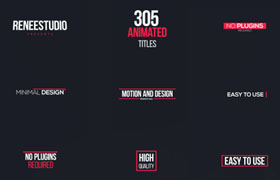 Videohive - 305 Titles Ultimate Pack
