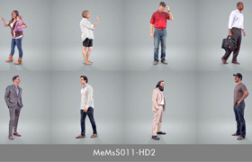 Axyz Design - Ready - Posed 3D - Human models for Close-Up views  ​