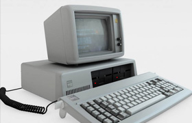 turbosquid - IBM PC XT Retro 01