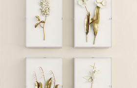 flower metal decor