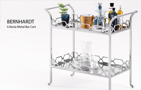 Bernhardt - Criteria Metal Bar Cart