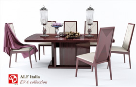 Table and chair EVA colection (ALF italia)