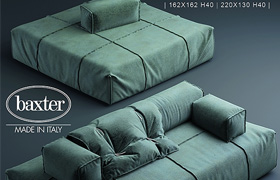 Sofa baxter PANAMA BOLD MODULAR SOFA