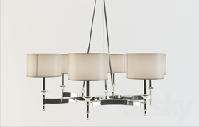 Pembroke 6-Light Chandelier in Polished Nickel